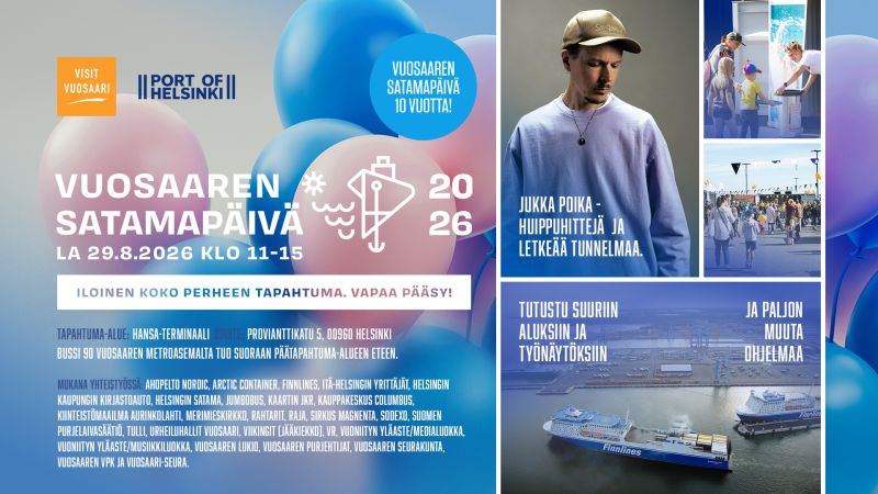 Vuosaaren Satamap&auml;iv&auml; 29.8. 2026 - (klo 11-15)